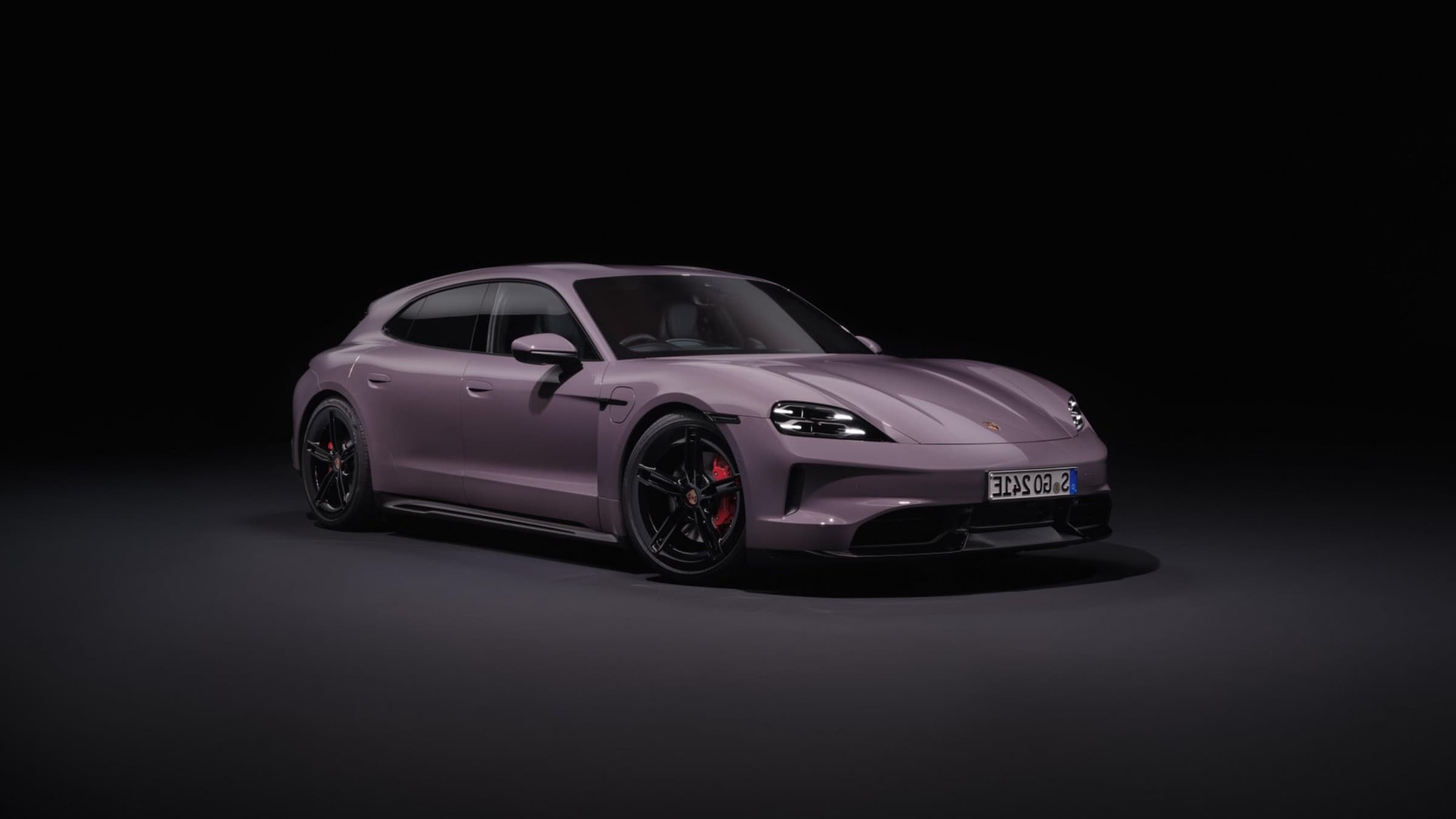 Porsche Taycan en studio